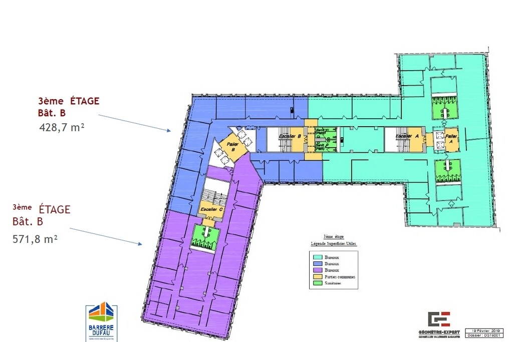 21-23 Rue Des Ardennes, Paris for lease Floor Plan- Image 1 of 2