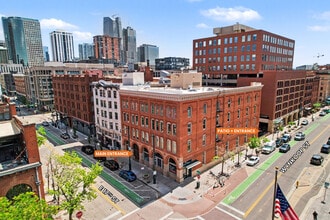 1660 17th St, Denver, CO - Aérien Vue de la carte