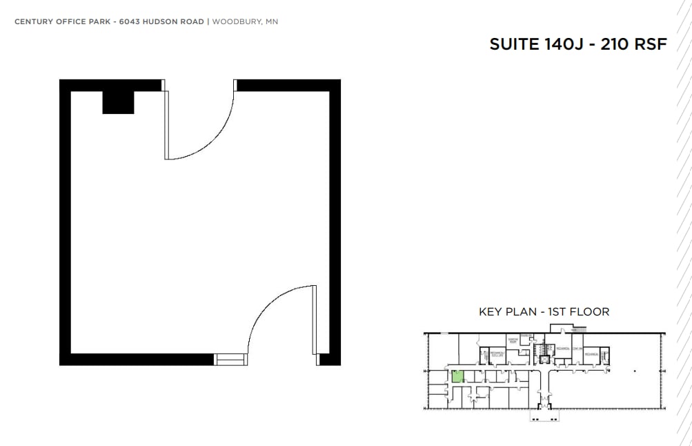 6043 Hudson Rd, Woodbury, MN à louer Plan d’étage- Image 1 de 1