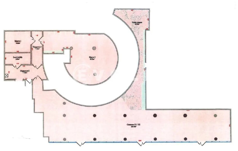 Bureau dans Nanterre à louer - Plan d’étage - Image 3 de 3