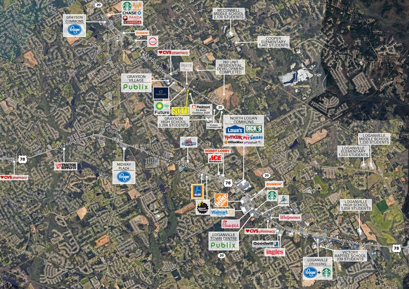 Loganville Hwy & Oak Grove Rd, Loganville, GA for lease - Primary Photo - Image 1 of 3