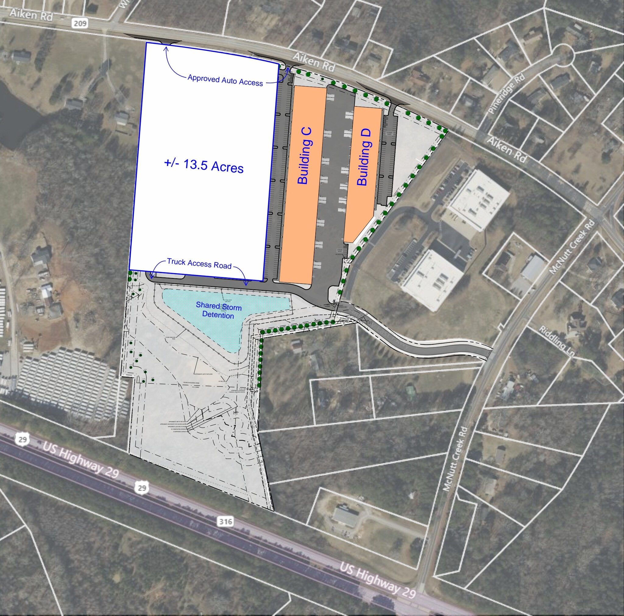 1115-1155 Aiken Road, Bogart, GA for lease Site Plan- Image 1 of 1