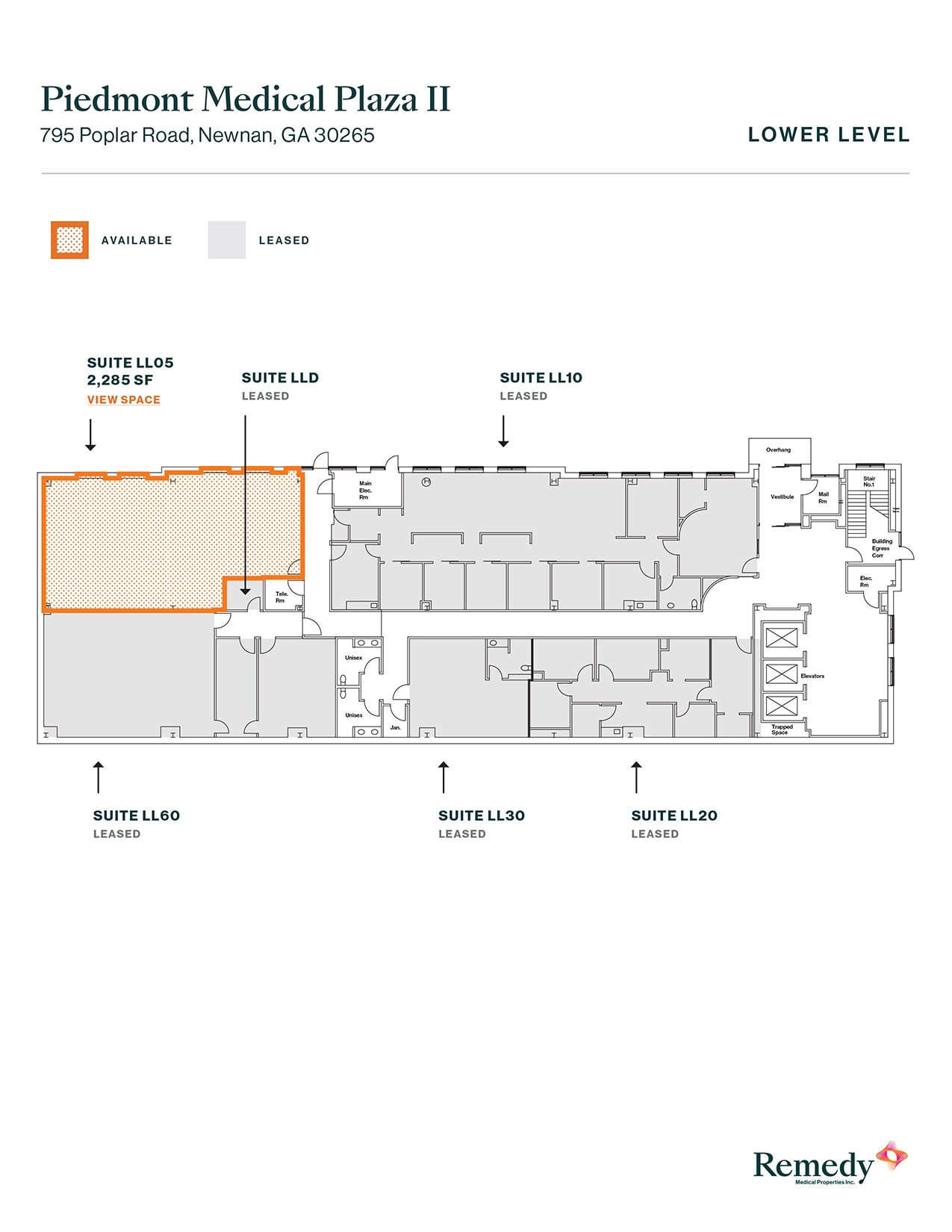 795 Poplar Rd, Newnan, GA à louer Plan d’étage- Image 1 de 1