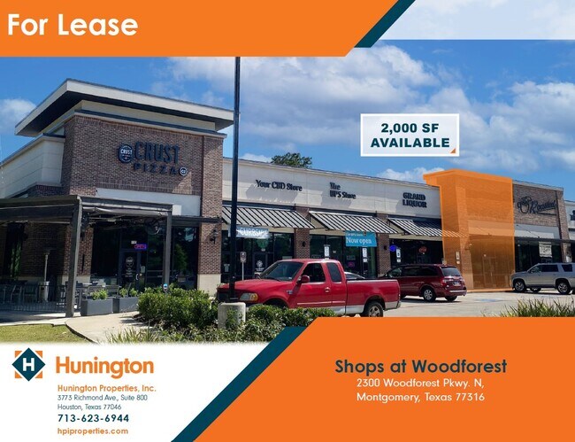 Plus de détails pour 2300 Woodforest Pky, Montgomery, TX - Commerce de détail à louer