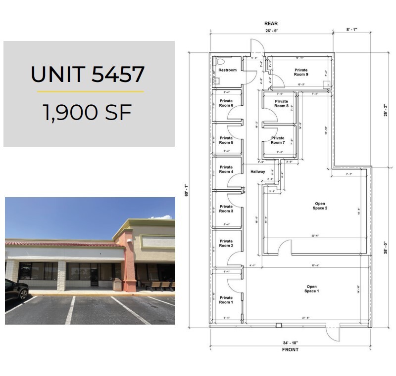 5311-5461 Airport Pulling Rd N, Naples, FL à louer Plan d  tage- Image 1 de 1