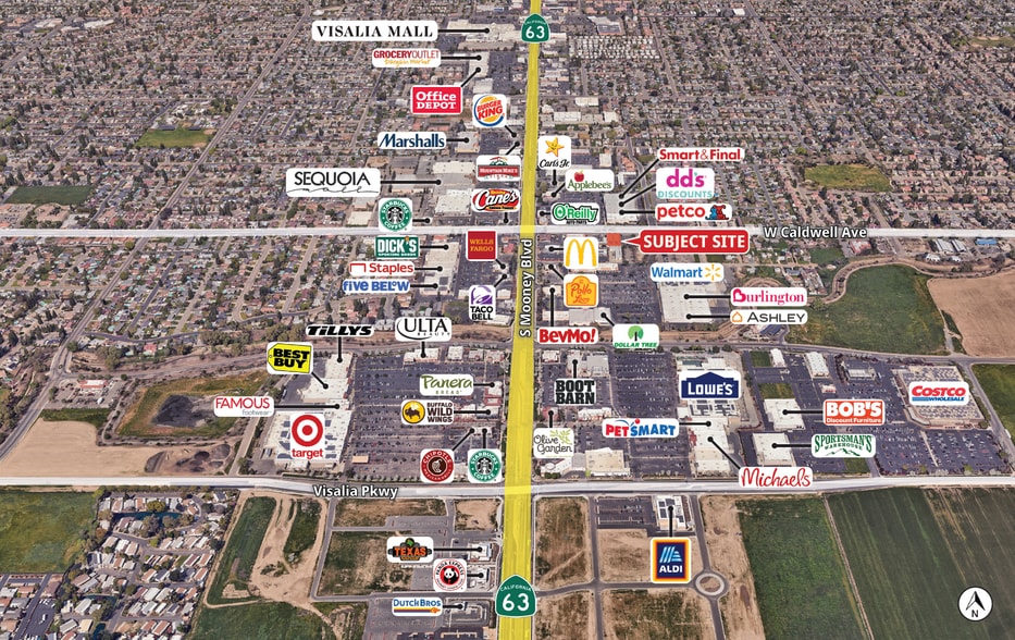 1917 W Caldwell Ave, Visalia, CA for lease - Building Photo - Image 3 of 5