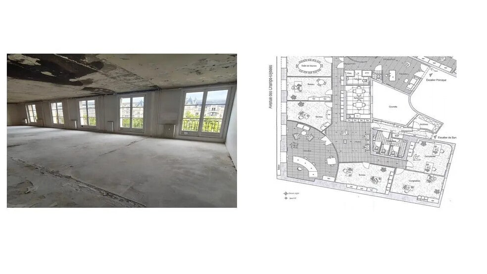 63 Avenue Des Champs Elysées, Paris à louer - Plan d’étage - Image 2 de 2