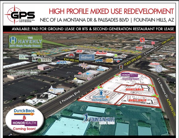 NEC of La Montana Dr & Palisades Blvd, Fountain Hills, AZ for lease - Building Photo - Image 1 of 5