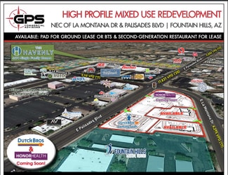 Plus de détails pour NEC of La Montana Dr & Palisades Blvd, Fountain Hills, AZ - Terrain à louer