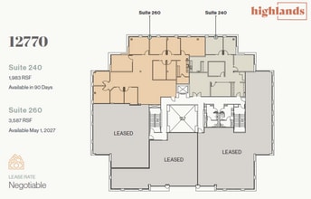 12750 High Bluff Dr, San Diego, CA à louer Plan d’étage- Image 1 de 1