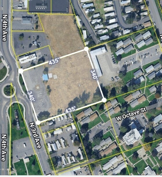 909 N 3rd Ave, Pasco, WA for sale Aerial- Image 1 of 3