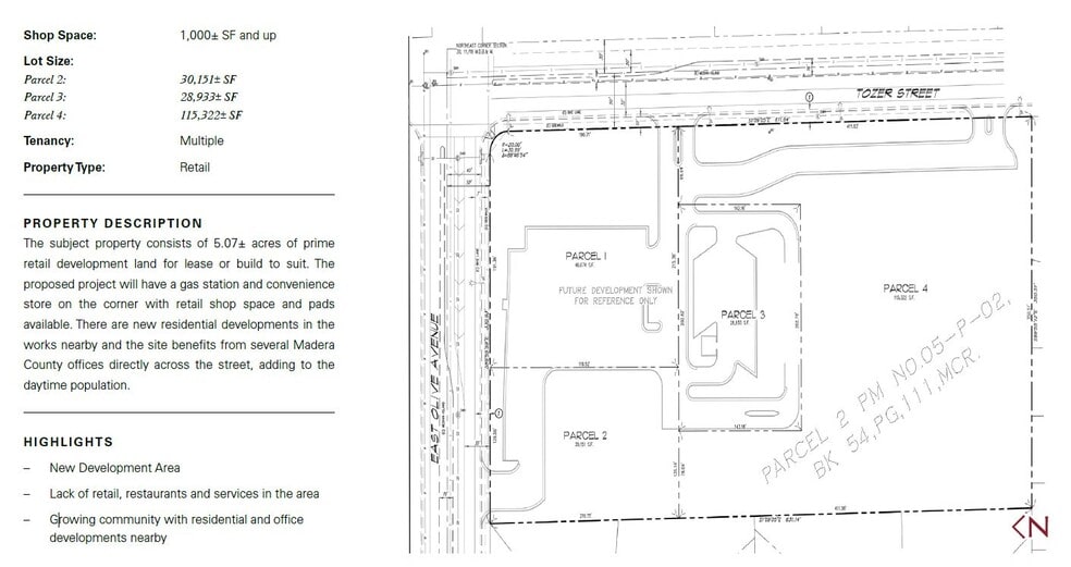 SWC Olive Avenue, Madera, CA à louer - Photo du bâtiment - Image 2 de 4