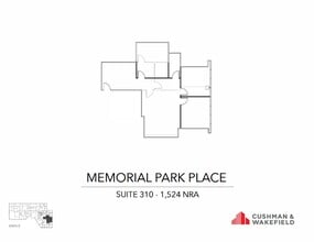 550 Westcott St, Houston, TX à louer Plan d’étage- Image 2 de 2