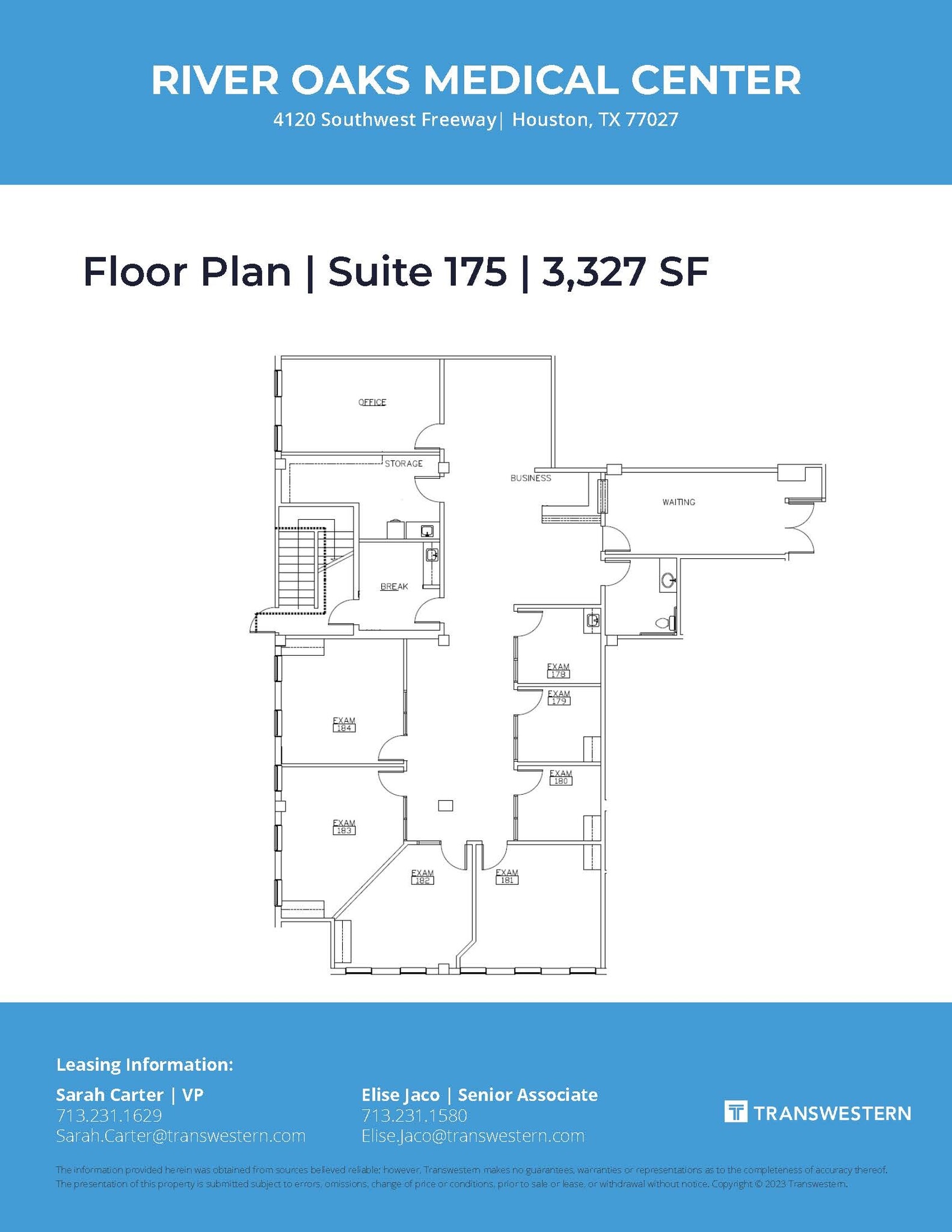 4120 Southwest Fwy, Houston, TX à louer Plan d’étage- Image 1 de 1