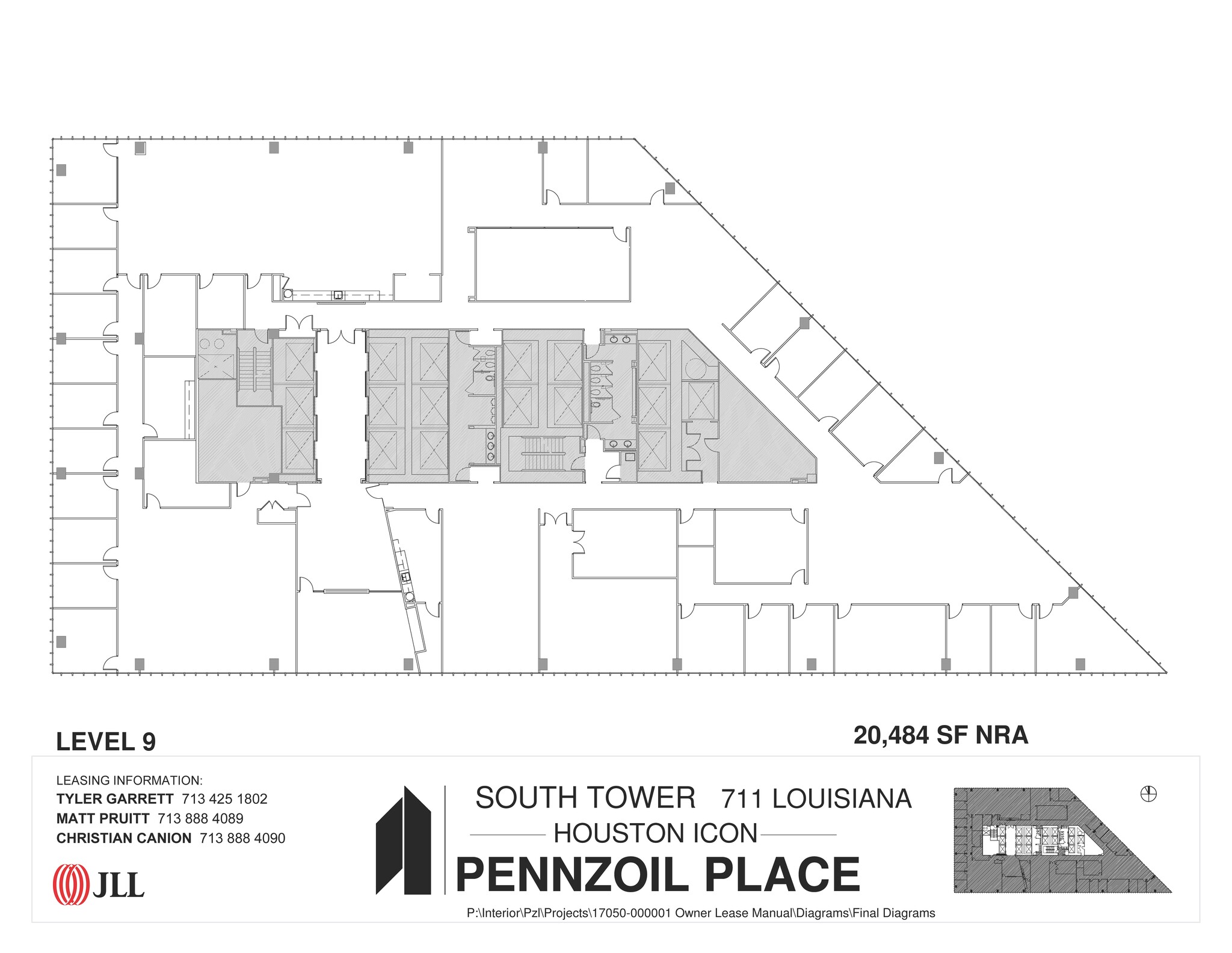 711 Louisiana St, Houston, TX for lease Floor Plan- Image 1 of 1