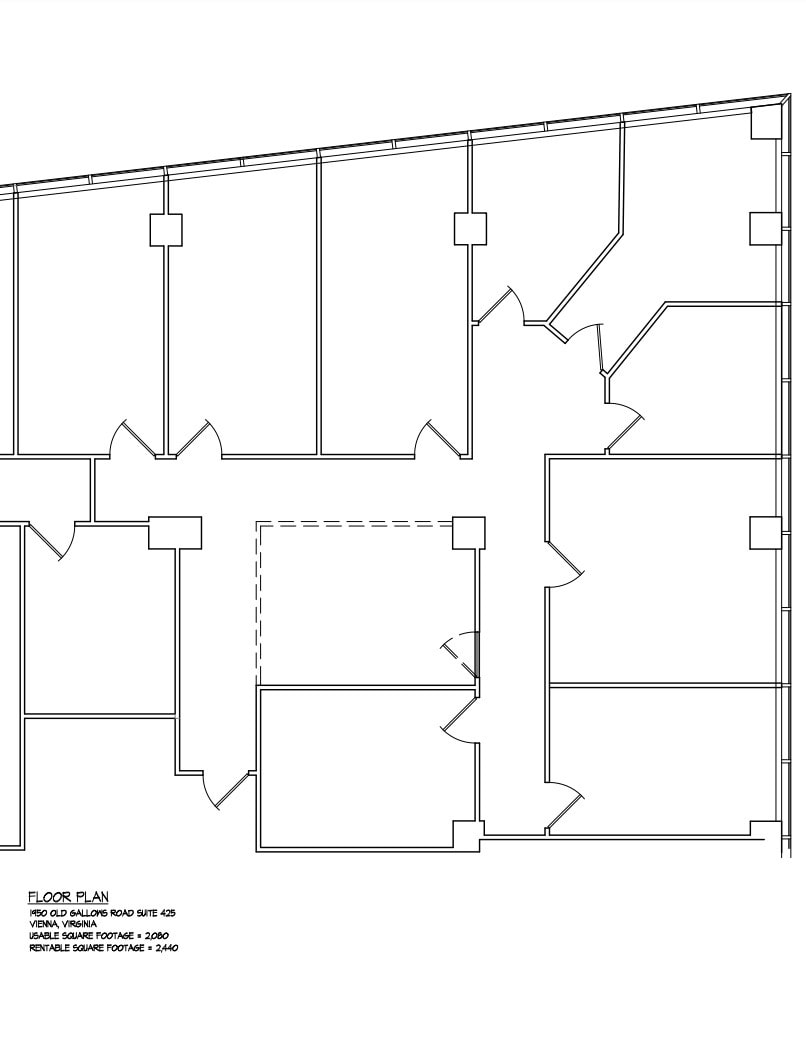 1950 Old Gallows Rd, Vienna, VA for lease Floor Plan- Image 1 of 1