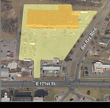 8016-8028 E 171 St, Belton, MO - Aerial  map view