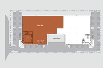 417-419 Village Dr, Carol Stream, IL for lease Site Plan- Image 2 of 2