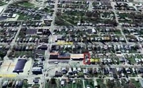 414 S 9th St, Richmond, IN - Aerial  map view