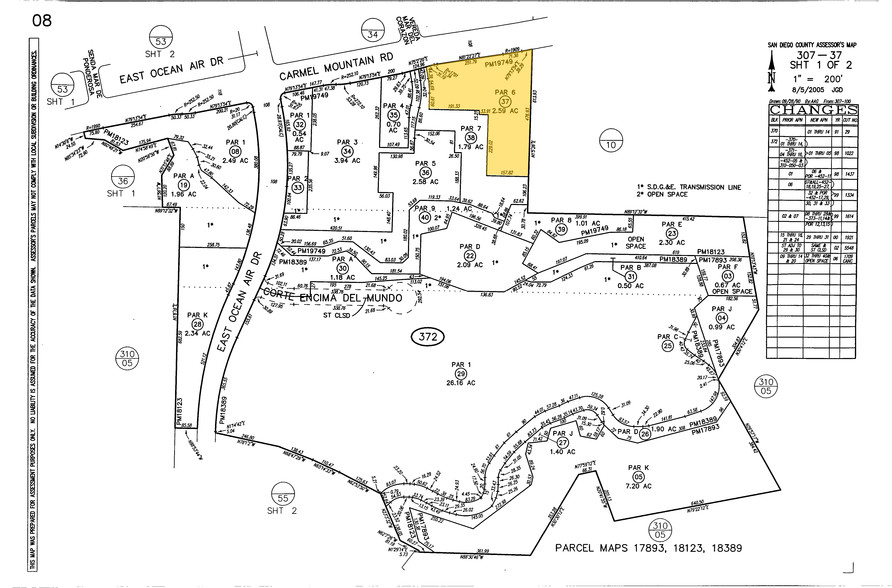 4765 Carmel Mountain Rd, San Diego, CA à louer - Plan cadastral - Image 2 de 7