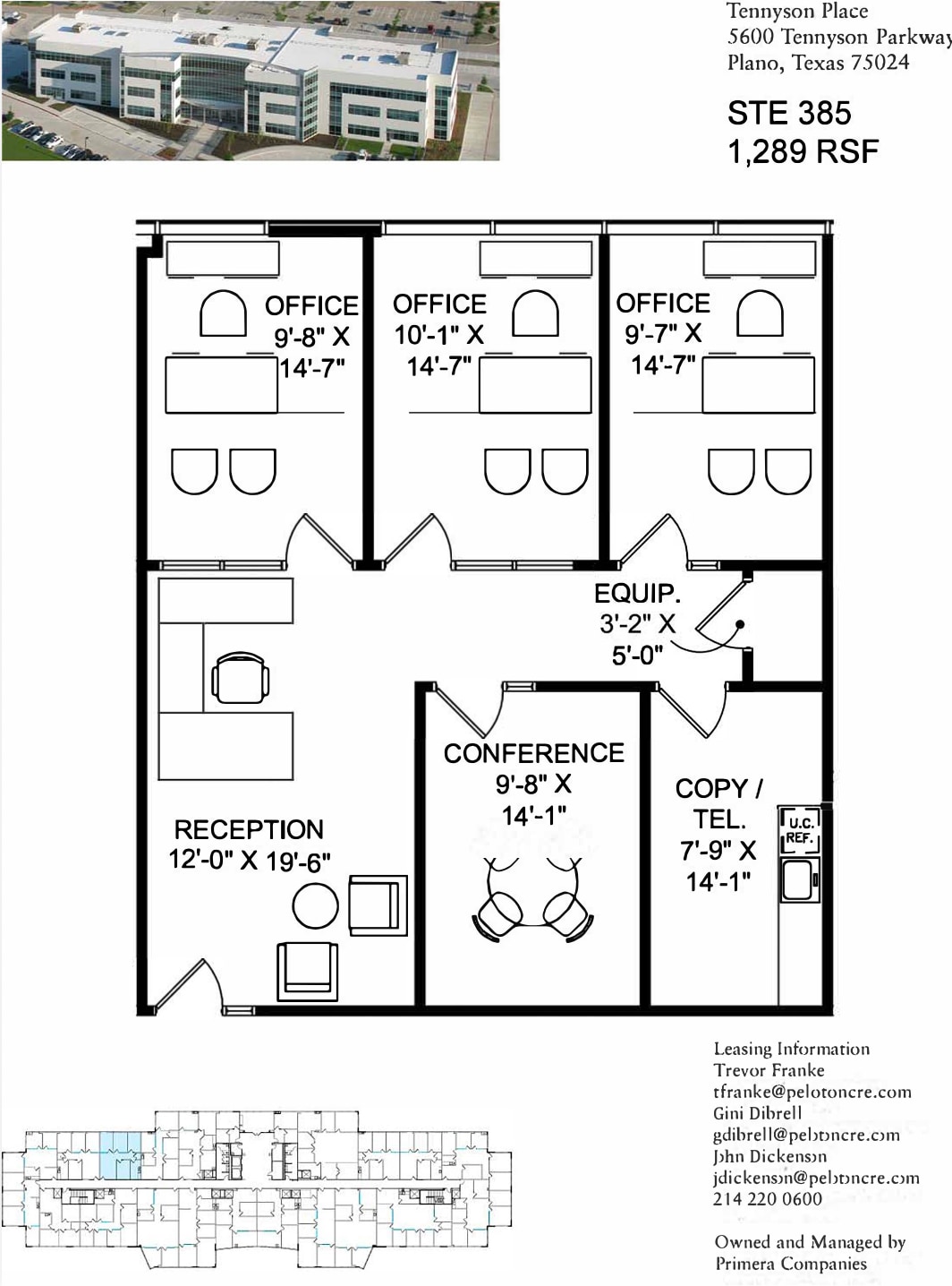 5600 Tennyson Pkwy, Plano, TX à louer Plan d’étage- Image 1 de 1