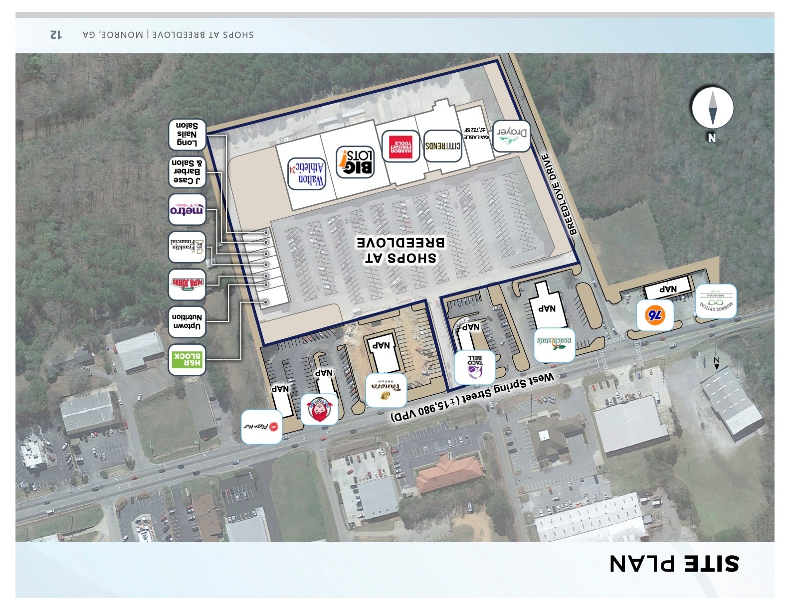 1119-1217 W Spring St, Monroe, GA for lease Building Photo- Image 1 of 1