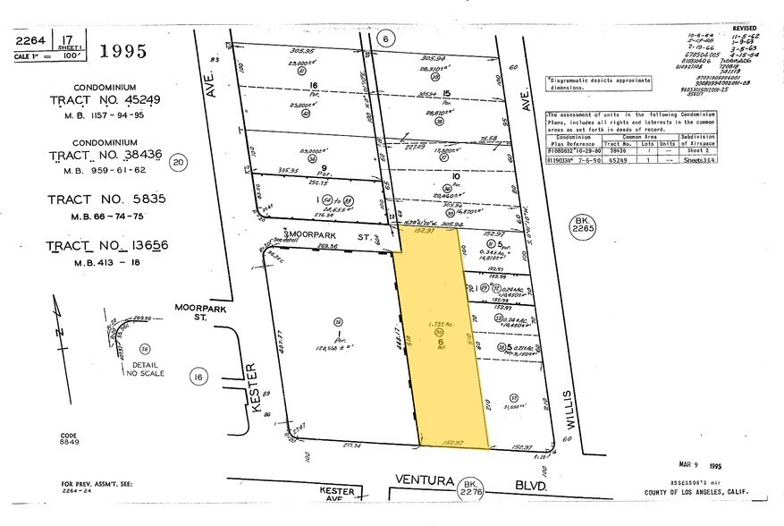 14827 Ventura Blvd, Sherman Oaks, CA à louer - Plan cadastral - Image 2 de 3