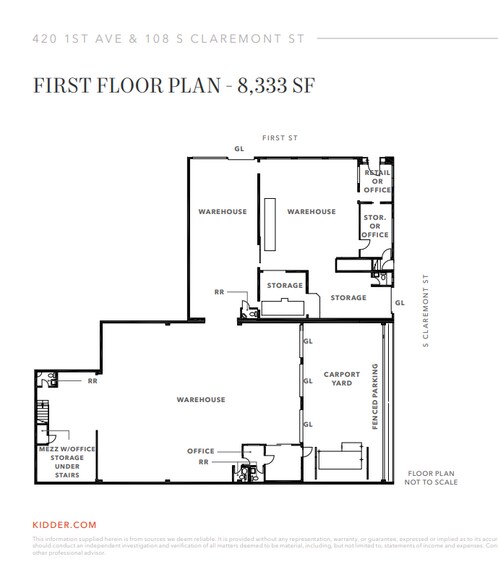 108 South Claremont St, San Mateo, CA à vendre - Plan d’étage - Image 2 de 3