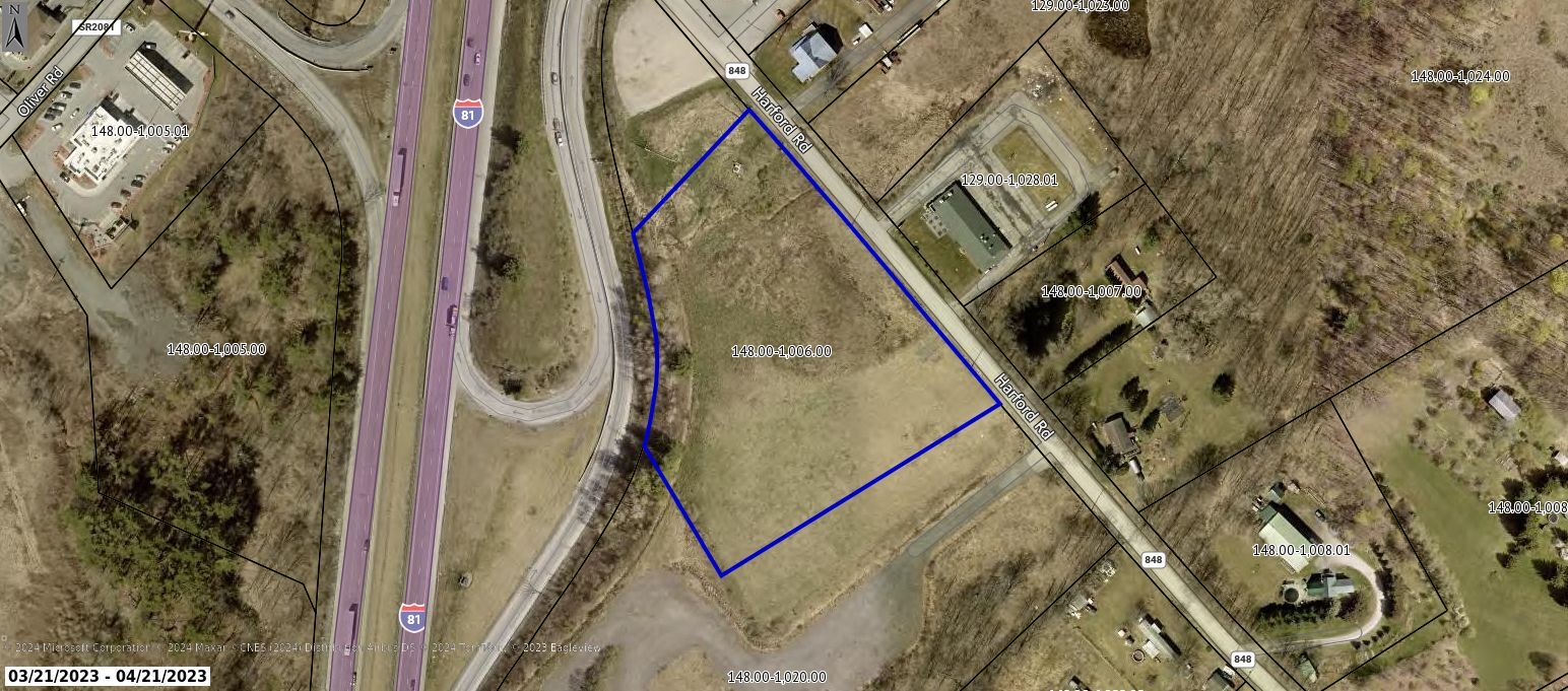 0 State Route 848, New Milford, PA for sale Aerial- Image 1 of 5