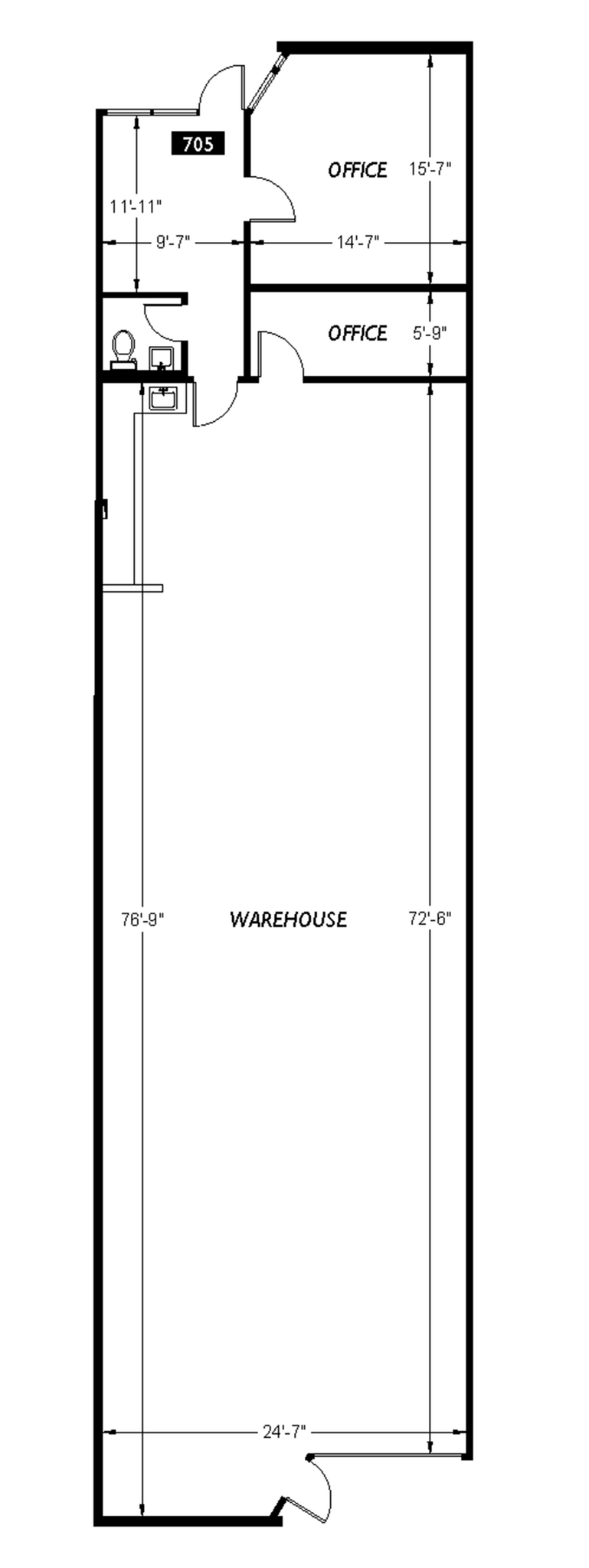679-699 Strander Blvd, Tukwila, WA à louer Plan d’étage- Image 1 de 1