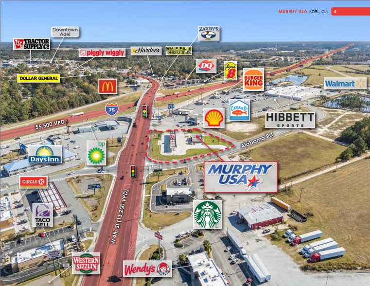 1303 W 4th St, Adel, GA à vendre - Photo du bâtiment - Image 3 de 5