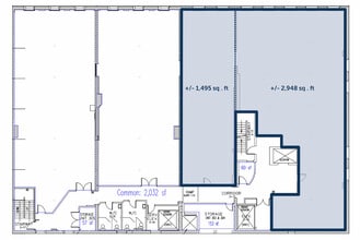 309 Mcdermot Av, Winnipeg, MB for lease Floor Plan- Image 1 of 6