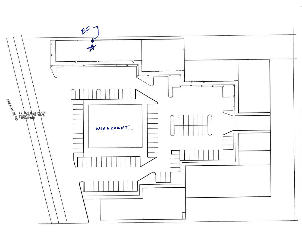 9527-9529 Folsom Blvd, Sacramento, CA for lease Site Plan- Image 1 of 2