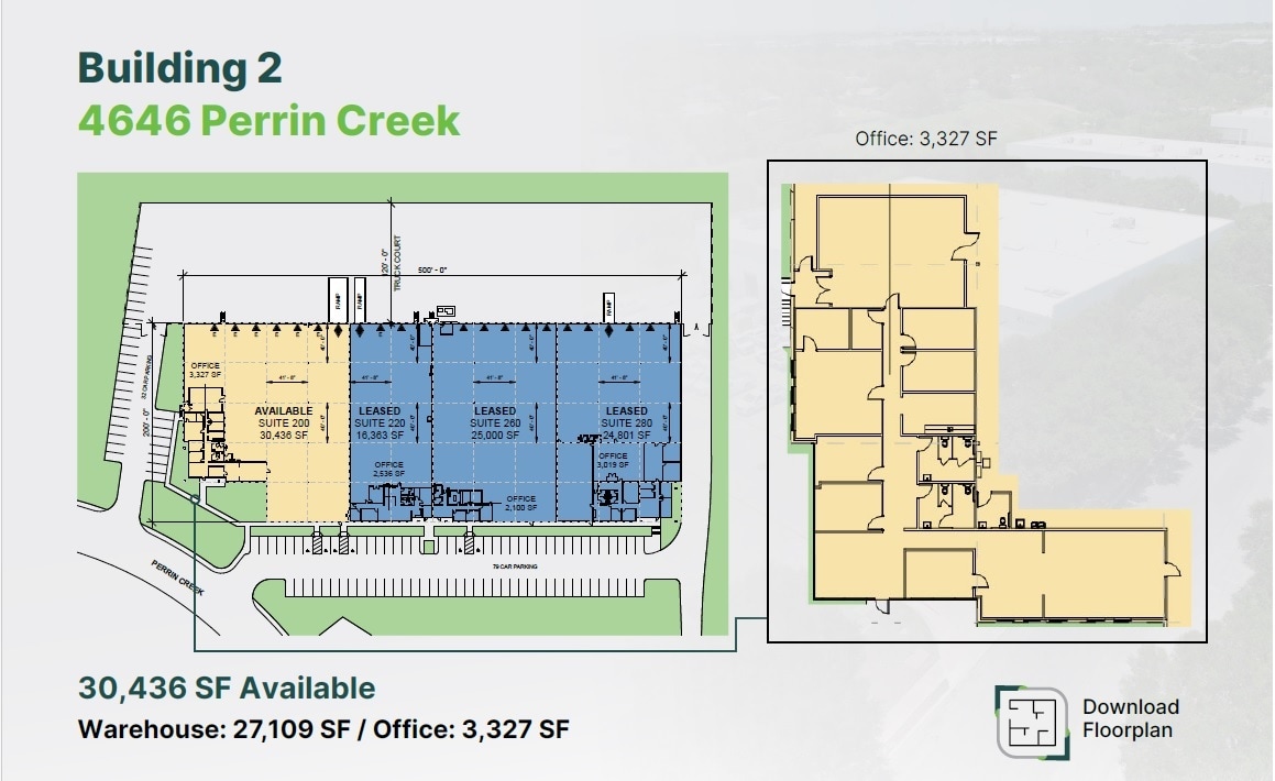 4633 Perrin Crk, San Antonio, TX for lease Floor Plan- Image 1 of 1