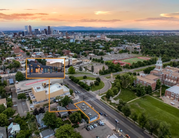 2600 E Colfax Ave, Denver, CO for lease - Aerial - Image 2 of 8
