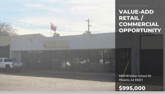 Plus de détails pour 4409 W Indian School Rd, Phoenix, AZ - Commerce de détail à vendre