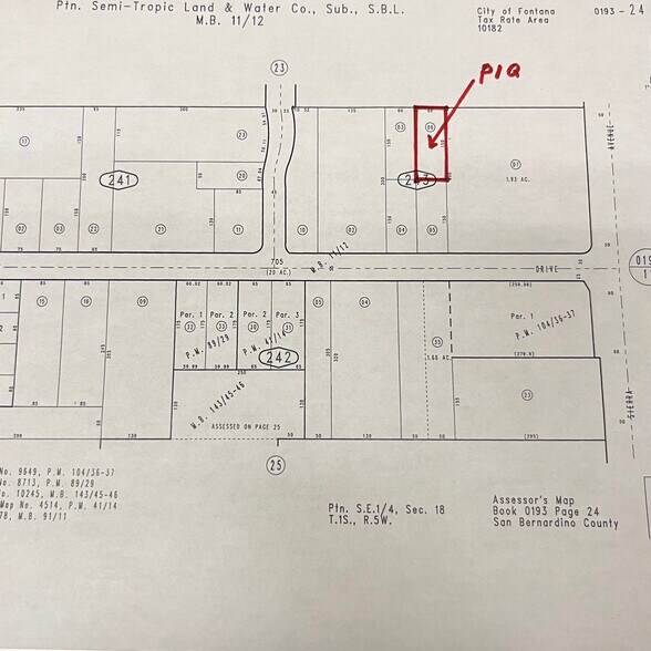 Holly Dr & Sierra Lot D ave, Fontana, CA à vendre - Photo du bâtiment - Image 2 de 2