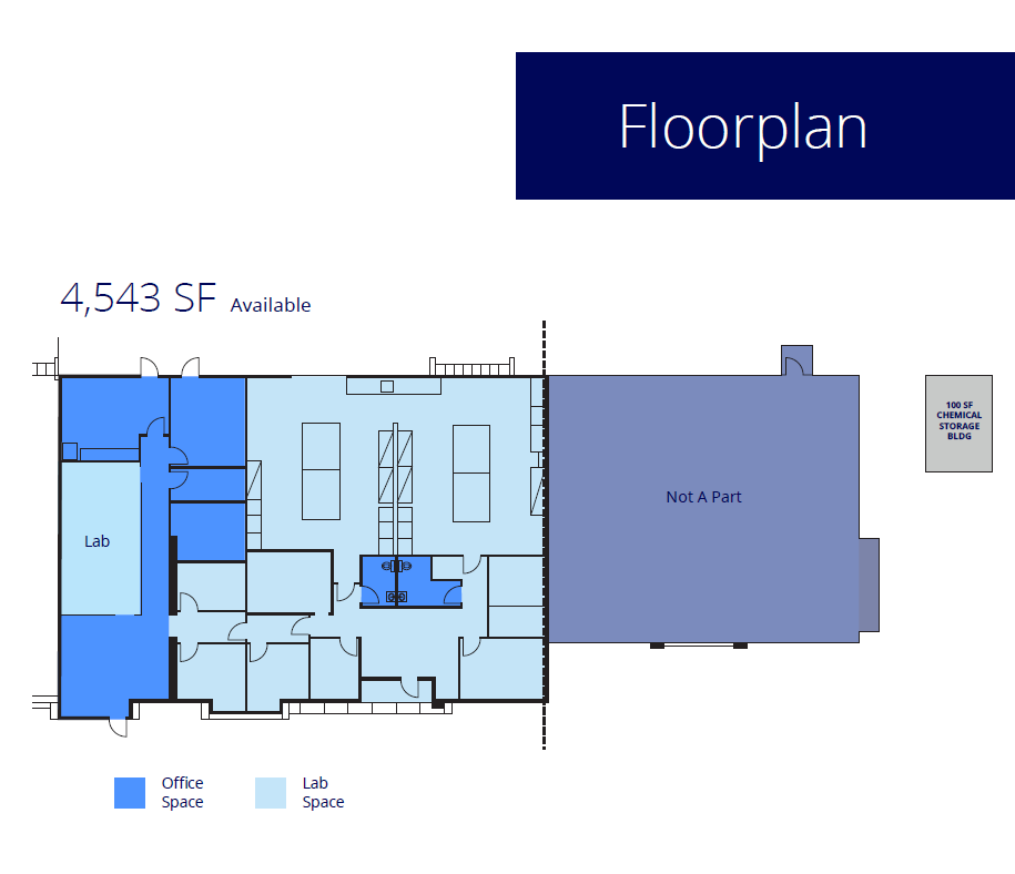 11189 Sorrento Valley Rd, San Diego, CA for lease Floor Plan- Image 1 of 6