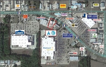 2807 W Thomas St, Hammond, LA - Aerial map view