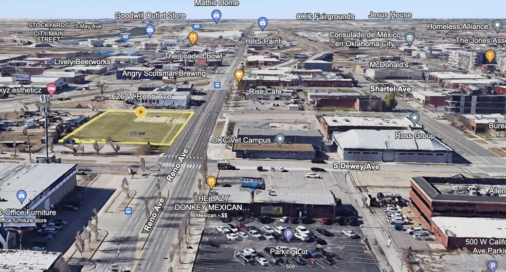 626 W Reno Ave, Oklahoma City, OK à vendre - Aérien - Image 3 de 24