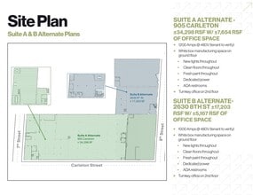 2630 8th St, Berkeley, CA à louer Plan de site- Image 1 de 2