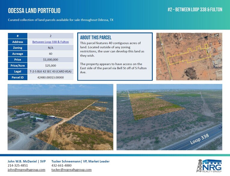 TBD SW Loop 338 loop, Odessa, TX à vendre - Photo du bâtiment - Image 2 de 9