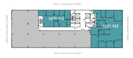 111 W Saint John St, San Jose, CA à louer Plan d’étage- Image 1 de 1