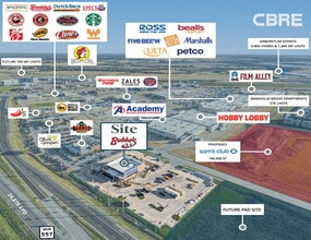 SWQ FTM 148 and 557 spur, Terrell, TX - Aerial  map view - Image1