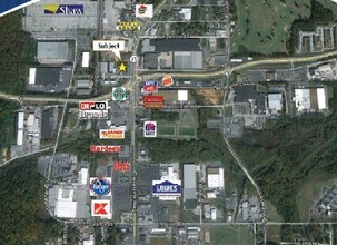 1401-1405 Cleveland Hwy, Dalton, GA - Aerial map view
