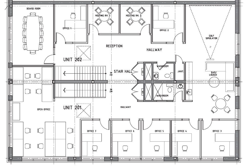 41 Industrial St, Toronto, ON M4G 1Z2 - Unité 201-202 - - Plan d’étage - Image 1 of 1