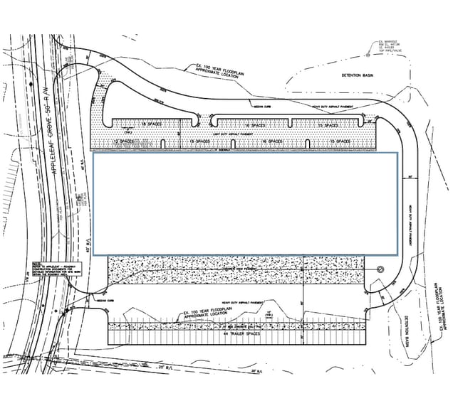 6905 Apple Leaf Ln, Sellersburg, IN à louer - Plan de site - Image 2 de 2