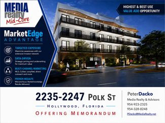 More details for 2247 Polk St, Hollywood, FL - Land for Sale