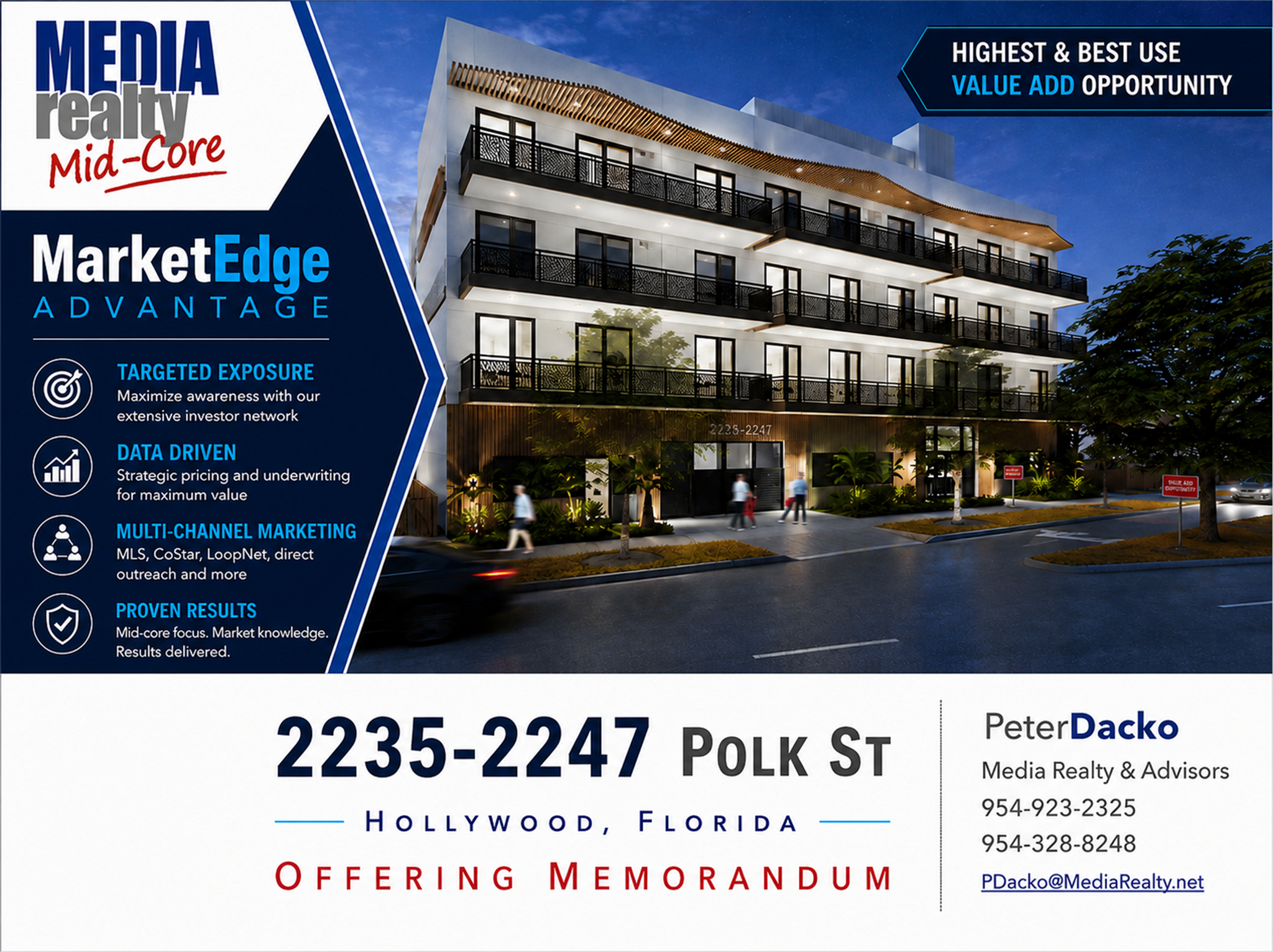 2247 Polk St, Hollywood, FL à vendre Photo du bâtiment- Image 1 de 8