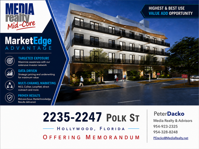 Plus de détails pour 2247 Polk St, Hollywood, FL - Terrain à vendre